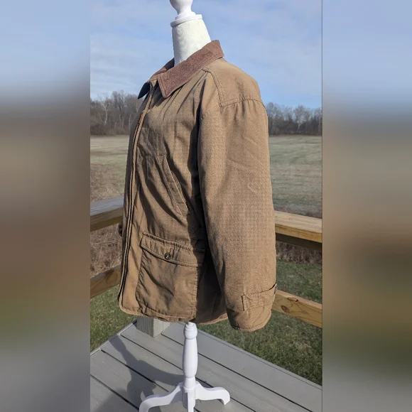 Eddie Bauer Goose Down Winter Barn Coat Women's Small - Picture 2 of 16